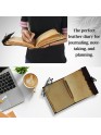 Genuine Leather Bound Journal Stone Studded Diary Brown Vintage Paper Notebook